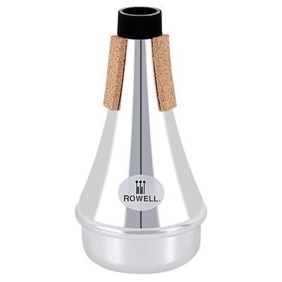 ROWELL Trumpet Mute, ABS Straight Trumpet Mute,Lightweight Practice Trumpet Mute,Trumpet Acessories for Beginner(Sliver)