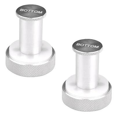 2 Pack Pressure Canner/Cooker Parts for Presto, Replacement Part Air Vent Cover/Lock, 23Quart 409A 16QT Silver