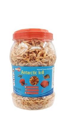 Premium Freeze-Dried Krill & Shrimp Mix Ideal for Arowana, Koi, Tropical Cichlids, and Turtles High Protein Floating Aquarium Food (1000ml)
