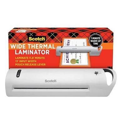 Scotch Thermal Laminator, Extra Wide 13 Inch Input, Ideal for Teachers, Small Offices, or Home (TL1302X)