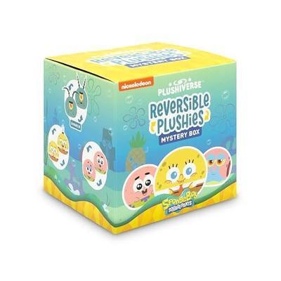 TeeTurtle Spongebob Squarepants Series Reversible Plushie Mystery Box - 3-Inch Mini Two-Sided Blind Box Plush with Embroidered Details - Cute Collectible Surprise Toy for Kids, Teens, and Adults