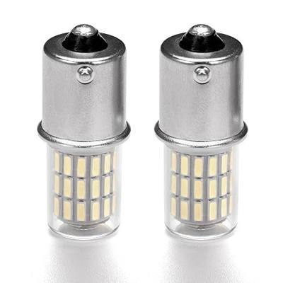 Heifymi 1156 1141 1003 7506 BA15S LED Bulb,12V-24V for RV Camper Interior Dome Exterior Porch Light Outdoor Landscape Lighting,Super White 6000K, 2 Pack