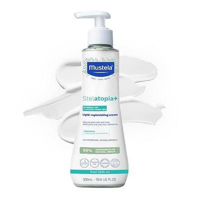 Mustela Stelatopia+ - Lipid-Replenishing Cream - Moisturizer for Eczema-Prone Skin - With Natural Sunflower Oil and Prebiotic - EWG Verified - For Babies, Kids & Adults - Fragrance Free