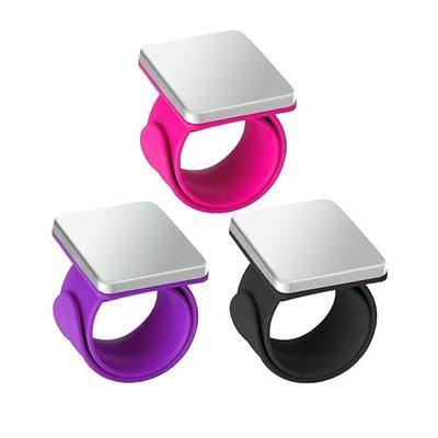 Hilltian 3 PCS Magnetic Wristband for Hair Stylists, Wrist Pin Cushion | Magnetic Pin Holder Wristband for Sewing Braiding, Black Pink Purple, Non-slip Silicone, One Size Fits All