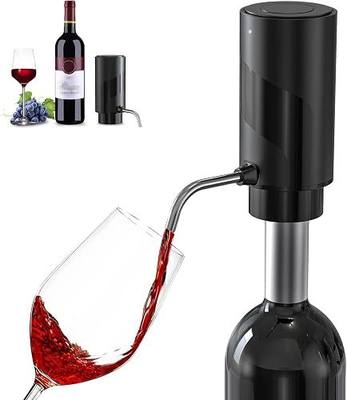 Wine Aerator Electric Wine Decanter Automatic Wine Aerator, Wine Dispenser Wine pourer with USB Rechargeable,Wine Lover for women&Men(Black-ABS) | Wine Dispenser Wine pourer with USB Rechargeable,Wine Lover for women&Men(Black-ABS)