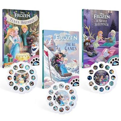 Moonlite Disney Frozen 3-Story Bundle (Projector Sold Separately) | Elsa’s Birthday, A Royal Sleepover, and The Ice Games - Vibrant Storybook Art Projections with Sound Effects & Music