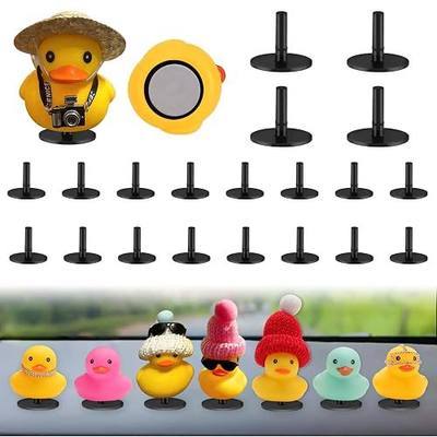 20pcs Duck Mount, Flock Locker Rubber Duck Holder Dashboard for Jeep Dash & Fixed Display, Gift for Jeep Lover, Double-Sided Stickers Included (20pcs)