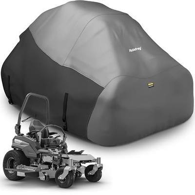 Zero Turn Mower Cover,Waterproof 420D Marine Grade Fabric-Universal Fit for John Deer,Cub Cadet Zero Turn Up to 60" Lawn Mower Decks,Dimensions: 79" L X 46" W X 55" H Gray
