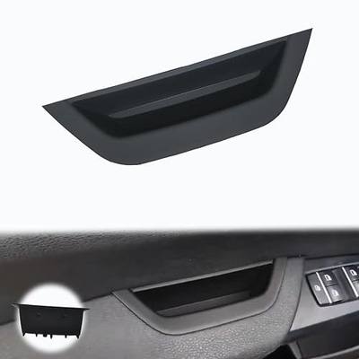 Black Driver Side Door Armrest Handle Storage Compartment Compatible for BMW X3 F25 2010-2016 X4 F26 2014-2017 Cover Door Container Storage Box Door Armrest Cover