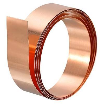uxcell Copper Sheet Roll, Metal Foil Plate 1000mm x 15mm x 0.8mm