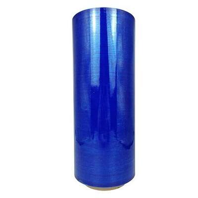 Blue Plastic Wrap Moving Wrap Roll 12”×1000ft 80 Gauge Storage Industrial Stretch Wrap Packing Shrink Wrap Film for Moving Shipping