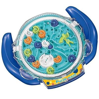 JRD&BS WINL The Ultimate Mind Puzzles for Ages 8-10 Challenge 3D Maze Game Brain Teaser Puzzles Toys for Children Teens and Adult Fun Travel Game for Kids Toys Labyrinth Game Marble Maze (Blue)