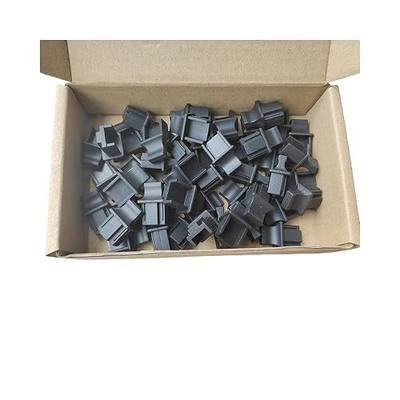 50Pcs Ethernet Dust Cover, Anti-Dust Cap for RJ45 Port, Dust Cap, RJ45 Dust Plugs - (Ethernet,LAN Port Protector/Blocker, Port Protector for Switch,Network Cards/Router,Media Converters)