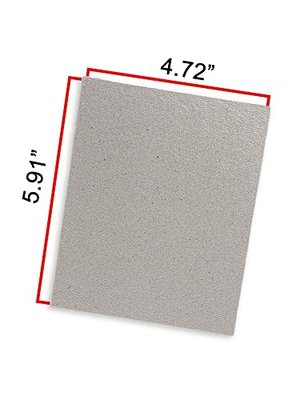 2 PCS - Microwave Waveguide Cover - Universal Waveguide for Microwave Waveguide Cover - DIY - (5.91 in x 4.72 in) - Mica Sheets for Microwaves