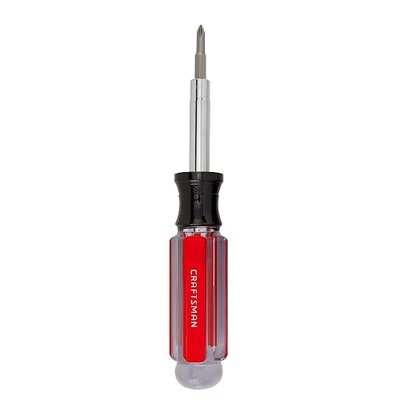 CRAFTSMAN Screwdriver Multi-Bit Set, 6 in 1, Acetate Handle (CMHT66052)