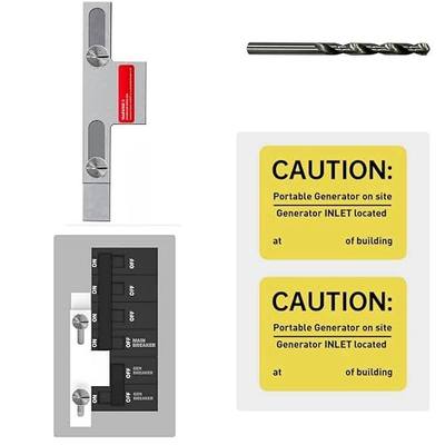 Generator Interlock Kit Compatible with Square D Homeline | Meter Main 150 or 200 amp Breaker,for Safe Usage of Portable Power During Outage,Professional and Interlock Kit