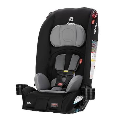 Diono Radian 3R, All-in-One Convertible Car Seat, Rear and Forward Facing, 10 Years 1 Car Seat, Slim Fit 3 Across, Black Storm