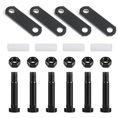 Trailer Shackle Kit, Tandem Axle Trailer Shackle Kit Axle Double Eye Spring Trailer Handcuff kit Trailer Spring Hanger kit for Double Eye Spring 20 Pcs (3,500 lbs-7,200 lbs Axles)