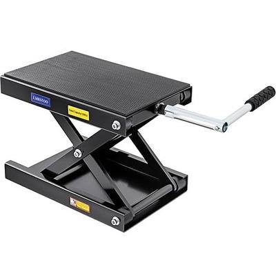 1200 LBS Motorcycle Jack, Motorcycle Lift Stand for Dirt Bike ATV,Scissor Jack with Crank Handle and Breaker Bar