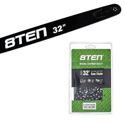 8TEN 32" Chainsaw Guide Bar & Chain .050 3/8 105DL for Stihl 066 044 064 046 038 041 056 048 MS660 039 33RS3105E
