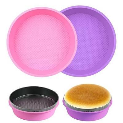 2-pack Cheesecake Pan Protector, Water Bath Protector for 9,9.5 Inch Round Springform Pan, Round Cake Mold Cake Baking Pans, Preventing Water from Entering the Spring Form Pans(Pink+Violet)…