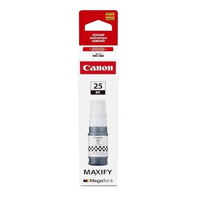 Canon GI-25 Genuine Black Ink Bottle, Compatible with Megatank GX2020, and GX1020 Printers