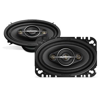 Pioneer A-Series Standard TS-A4671F 4" x 6" 4-Way Coaxial Speakers 210W Max | Great Stock Replacement, Balanced Sound + Smooth Treble, Enhanced Bass