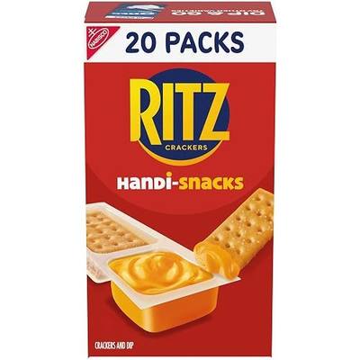 Handi-Snacks RITZ Crackers 'N Cheesy Dip Snack Packs, 20 Snack Packs