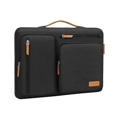 MOSISO 360 Protective Laptop Case 16 inch, 15-15.6 inch Laptop Sleeve | Compatible with MacBook Pro 16, HP Acer Dell Lenovo ASUS, Side Open Carrying Case with 4 Zipper Pockets, Black