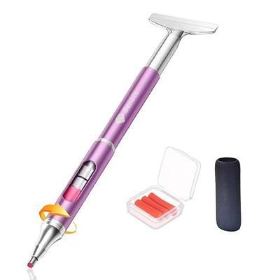 benote Diamond Art Painting Pen Refillable Wax Pen for Diamond Art Kit Accessories Self-Stick Drill Pens with Metal Correction Plate for 5D Craft DIY Nail - B18