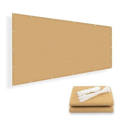 SUNNY GUARD 90% Sun Shade Cloth 6'x10' Shade Cover Tarp, Sand | Sun Shade Screen Fabric Shade Cover Tarp with Grommets for Pergola, Backyard & Garden, Durable HDPE, Custom Sizes