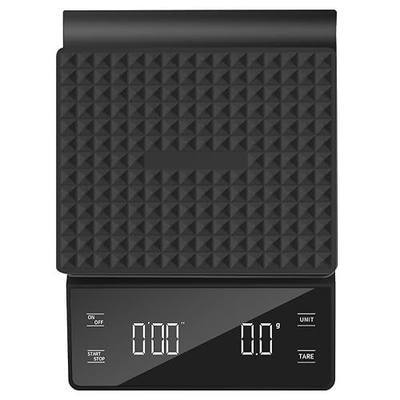 NKOVE Coffee Scale with Timer, 0.1g High Precision Espresso Scale 3kg | Digital Coffee Weight Scale with Tare Function, LED Display, Battery Powered, for Pour Over Coffee and Espresso Machine
