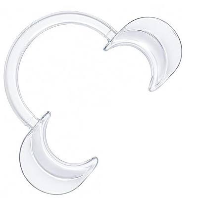 10 Large Dental Cheek Retractors for Teeth Whitening, Suction & Tooth Care: Professional Mouth Opener Supplies for Adults, Dentist Watch Game by PlastCare USA