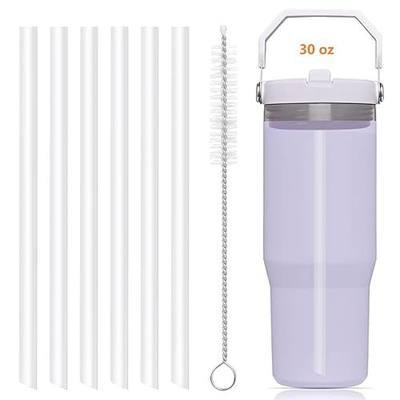 Replacement Straws - Only Compatible with 30 oz & 64 oz (Old Model) Stanley IceFlow Flip Straw Tumbler-Accessories included 6 Straws,1 Cleaning Brush