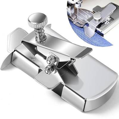 TOOVREN Upgraded Magnetic Seam Guide for Sewing Machine, Magnetic Seam Guide with Clip, Universal Seam Guide, Hemmer Guide, Multifunctional Hem Guide for Sewing Machine, Sewing Supplie Accessories