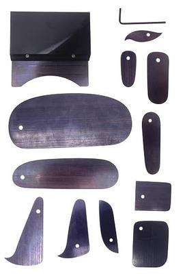 14 Piece Steel Violin Scraper Set Violin Fingerboard Scraper Violin Making Tools Woodworking Project Luthier Tools