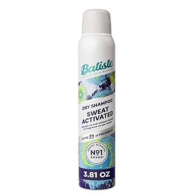 Batiste Sweat Activated Dry Shampoo with Scent-Releasing Tech, 3.81 Oz | Neutralizes Odor up to 24 Hours, Long Lasting Sweat Absorbing Technology, Helps Reduce Buildup in Hair, Waterless Shampoo