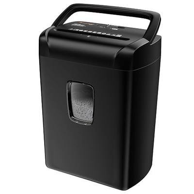 Bonsaii 15-Sheet Cross Cut Paper Shredder for Home Office Heavy Duty | 10-Minute Continuous Run, P-4 Security Level, Shreds CDs, Credit Cards, Staples & Paper Clips, 5.5-Gal Bin, C243-A