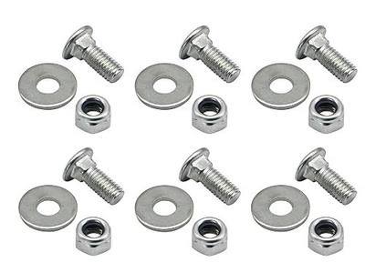 Yapnigeel 6 Pack 784-5581A Carriage Bolts Nuts (5/16-18) 5/8" for MTD Snow Blower Shave Plate Scraper Bar Replacement