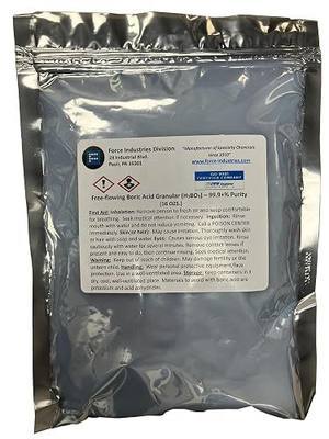 Free-Flowing Boric Acid Granular 8 oz
