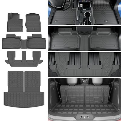 xipoqix 7 Seats Floor Mats Compatible with 2020-2026 Ford Explorer