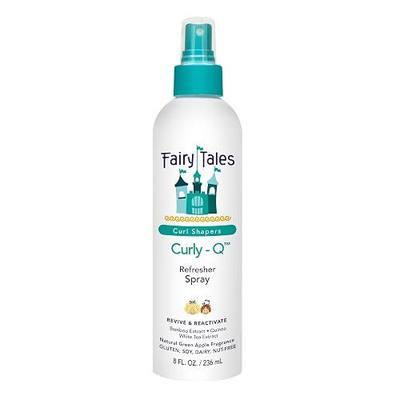 Fairy Tales Curly-Q Curl Refresher for Kids - Lightweight Spray to Define Curls, Add Bounce and Reduce Frizz - 8oz