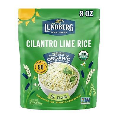 Lundberg Family Farms, Rice Jasmine Cilantro Lime Organic, 8 Ounce