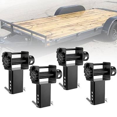Trailer Stake Pocket Winch, Pack of 4 Heavy Duty Stake Pocket Winch 16200 LBS Capacity and 5400 LBS Load Limit for Flatbed Trailer Trucks Winches