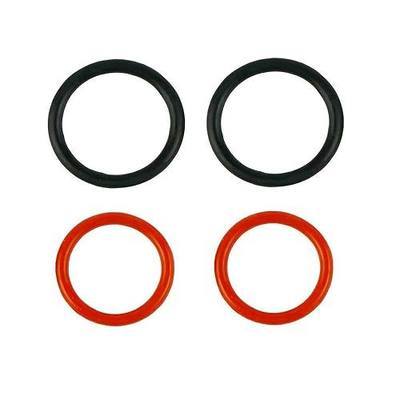 DSkoiph Power Steering Pump Rubber Inlet & Outlet O-Ring Seals 91345-RDA-A01 / 91370-SV4-000 Fit for Honda P/S Hi Pressure Hose 4 Pcs Kit