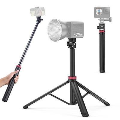 ULANZI MT-79 Extendable Tripod Aluminum 81" Portable Adjustable Light Stand w 1/4" Screw, 180° Rotation Camera Phone Tripod for Camera Video Light Cellphone,Lightweight for Travel,Up Load 2.2lb