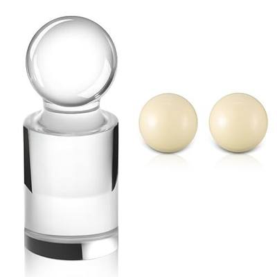 Silipull Roulette Win Marker and 2 Pcs 15 mm Roulette Balls Acrylic Accessories Wheel Table Game Set