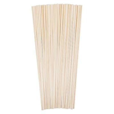 KTOJOY 70PCS Wooden Dowel Rods - 1/8x12 Inch Precut Hardwood Dowels for Crafting & Tiered Cakes
