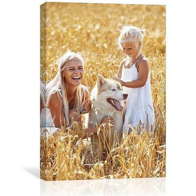 GMissT Canvas Prints With Your Photos - Personalized Pictures On Canvas Custom Poster for Home Decor - Floating Frames & Gift Wrapping Available