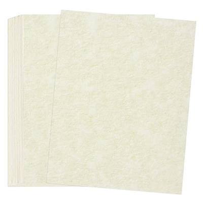 30 Sheets Creamy White Parchment Paper 65lb Thick Vintage Paper 8.5×11in | PENPRIS Parchment Card Stock Double-sided Heavyweight Paper for Certificate, Crafts, Business Cards, Invitations PAP04CW